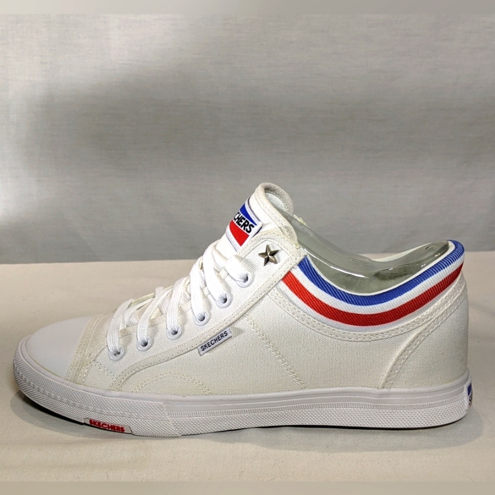 NEW Mens Skechers Chucks Blue Red & White STUNNING